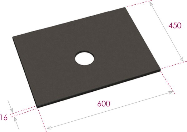 Столешница для тумбы в ванную Onika 60х45 / 660450