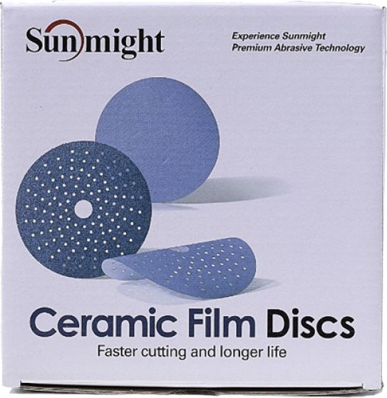 Шлифлист SunMight Ceramic 150мм Р150 / 76509
