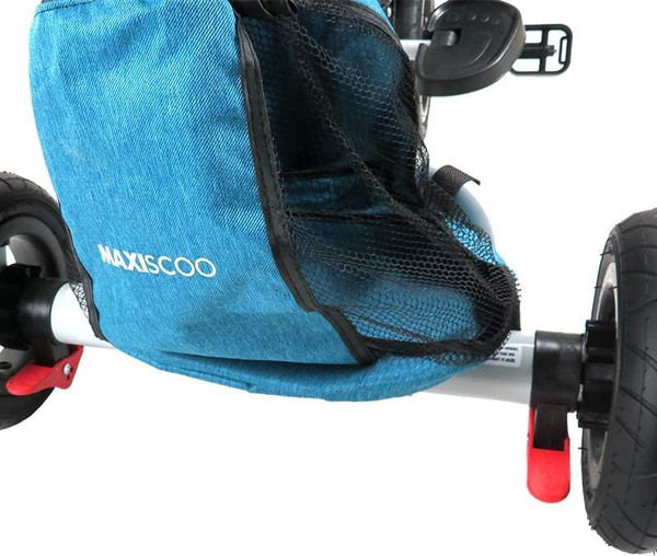 Трехколесный велосипед с ручкой Maxiscoo Shark 2023 / MSC-TCL2303BL