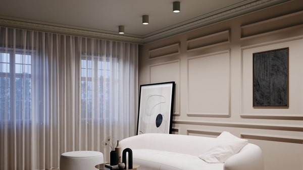 Точечный светильник Maytoni Conik gyps C001CL-GU10-W