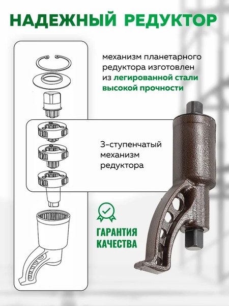 Гайковерт ручной RockForce RF-3411277 HS