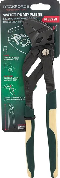 Клещи переставные RockForce 60 651 / RF-613Q250