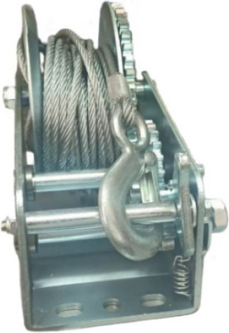 Лебедка ручная TOR ЛН-1200W (LHW) г/п 0.5т серия X / 1050253 (длина ленты 10м) - фото