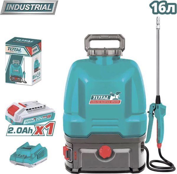 Опрыскиватель аккумуляторный TOTAL 20В / TSPLI2016