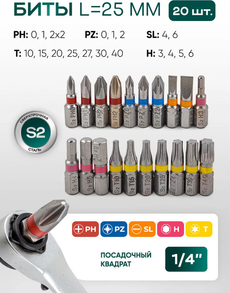 Универсальный набор инструментов RockForce RF-2311-5
