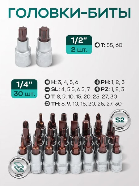 Универсальный набор инструментов RockForce RF-38841W Premium