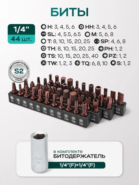 Универсальный набор инструментов RockForce RF-38841W Premium
