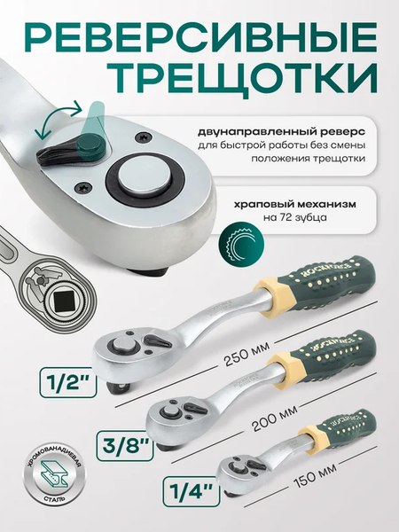 Универсальный набор инструментов RockForce RF-38841W Premium