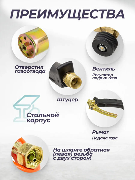 Горелка газовая RockForce RF-15040