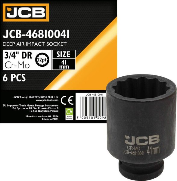 Головка слесарная JCB JCB-46841 - фото