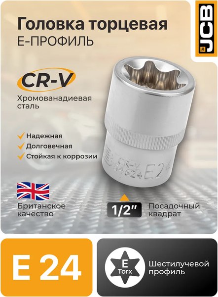 Головка слесарная JCB JCB-54624