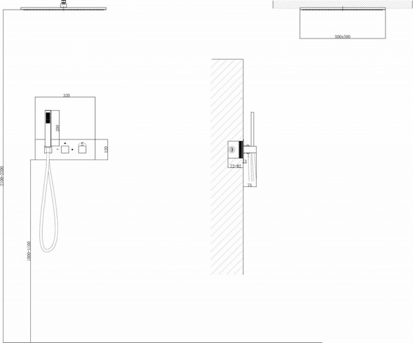 Душевая система со смесителем Abber Daheim AF8255SP