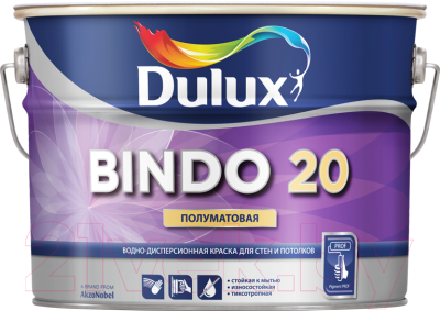 Краска Dulux Bindo 20 для стен и потолков - фото