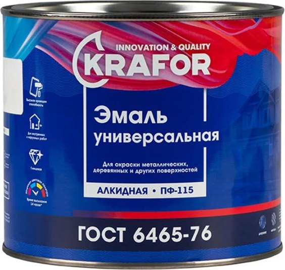 Эмаль Krafor ПФ-115 - фото