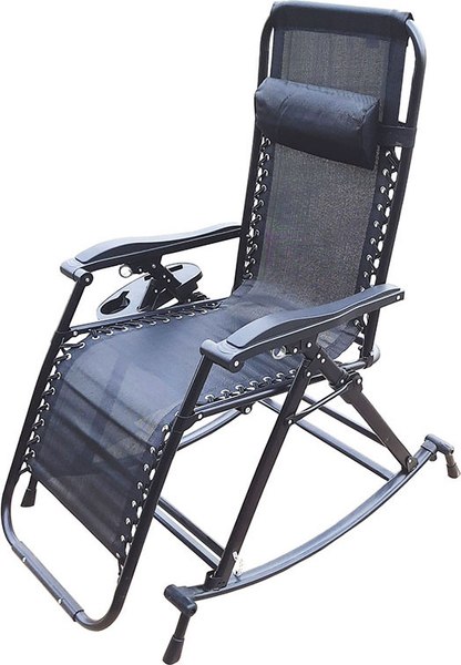 Складной шезлонг MONAMI 178х66x112см / HY1003 - фото