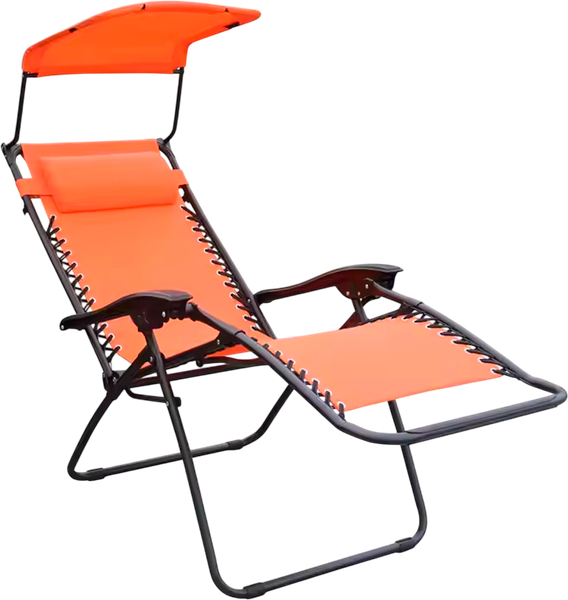 Складной шезлонг MONAMI 178х66x112см / HY1005 - фото