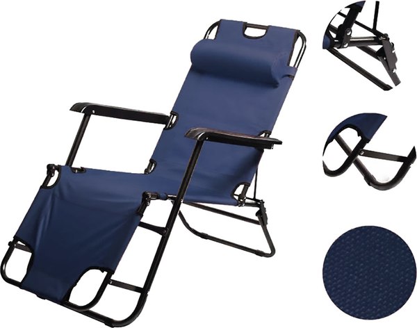 Складной шезлонг MONAMI 178х60x80см / LYLT-0006