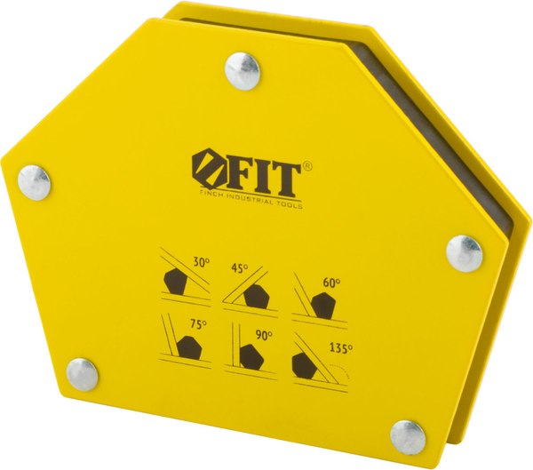 Магнитный фиксатор FIT Шестигранник усилие до 23кг / 81806 - фото