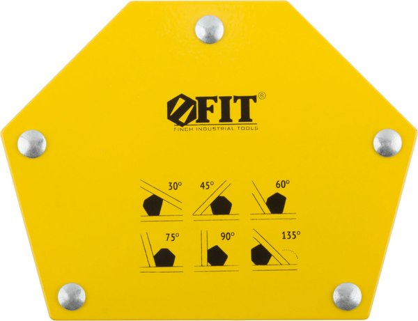 Магнитный фиксатор FIT Шестигранник усилие до 23кг / 81806