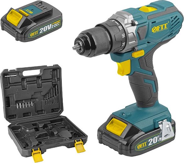 Аккумуляторная дрель-шуруповерт FIT 79901 - фото