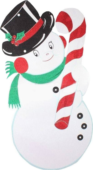 Фигура новогодняя Neon-Night Снеговик в шляпе 502-394 - фото