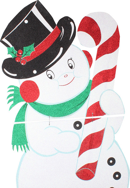 Фигура новогодняя Neon-Night Снеговик в шляпе 502-394