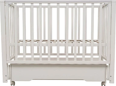 Детская кроватка INDIGO Norden универсальный маятник+колеса, ящик