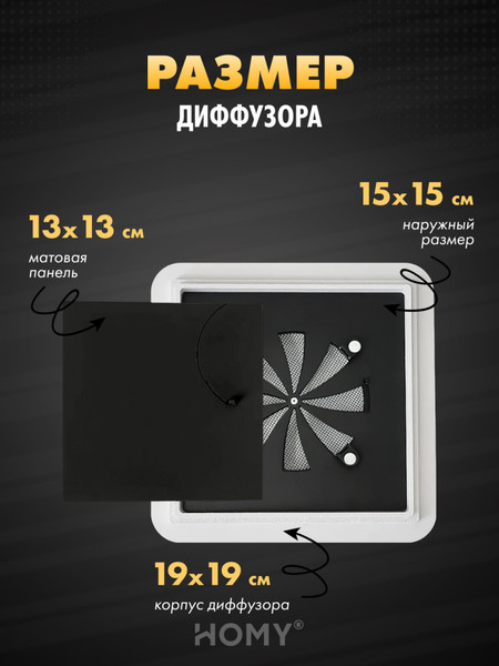 Вентилятор накладной Homy Air AS100BRS