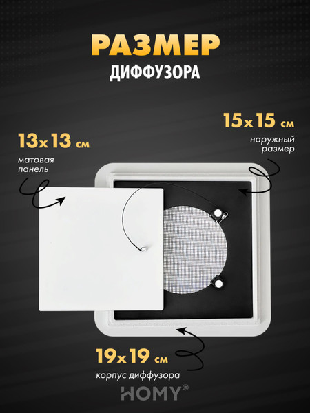 Вентилятор накладной Homy Air AS100WS