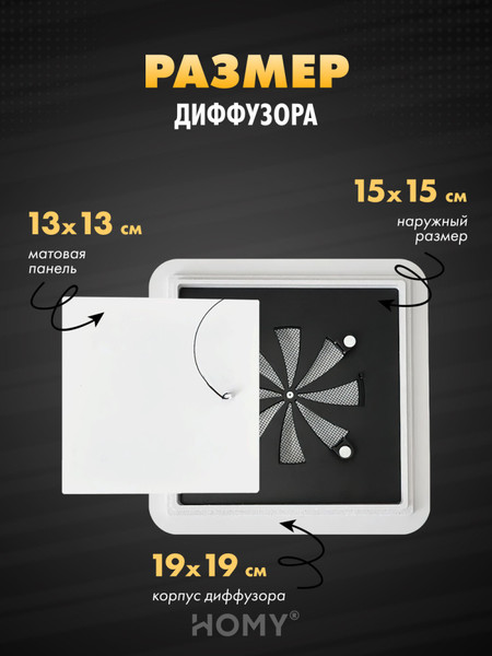 Вентилятор накладной Homy Air AS100WRS