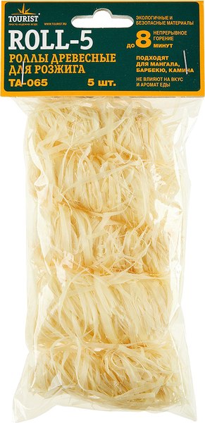Роллы древесные для розжига Tourist Roll-5 - фото