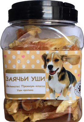 Лакомство для собак O'dog Уши кролика - фото