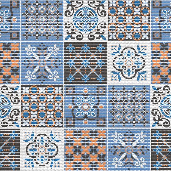 Коврик для ванной Вилина Преображение 7105 225PT-orange-blue - фото