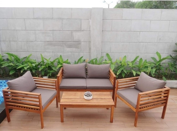 Комплект садовой мебели National Tree Company Из акации / TP6072.3