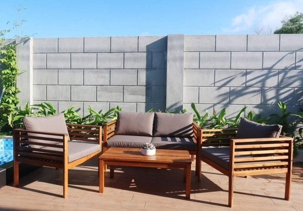 Комплект садовой мебели National Tree Company Из акации / TP6072.3