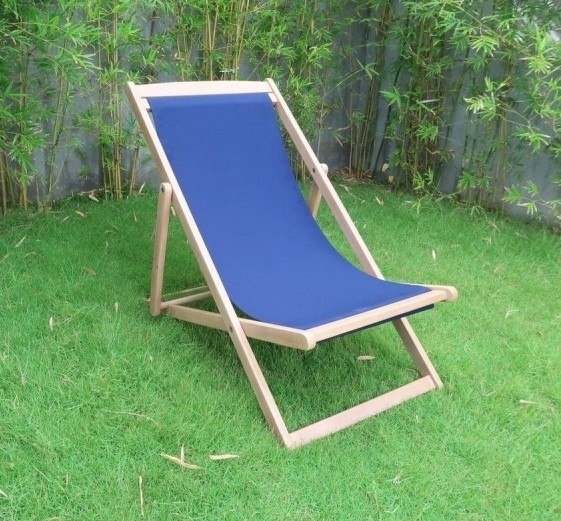 Кресло-шезлонг складное National Tree Company Из акации / TP7043.2.2