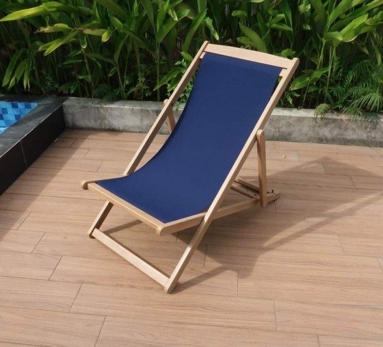 Кресло-шезлонг складное National Tree Company Из акации / TP7043.2.2