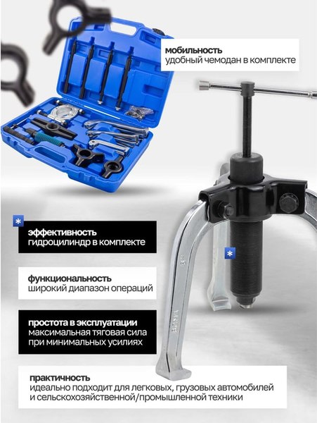 Набор съемников Forstime 60 831 / FT-66622