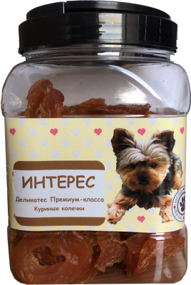 Лакомство для собак O'dog Интерес. Куриные колечки - фото