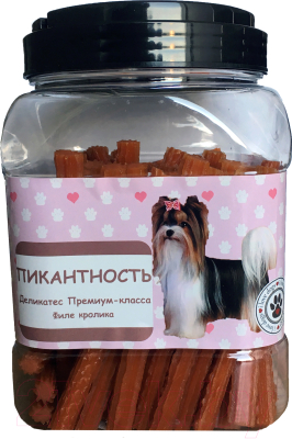 Лакомство для собак O'dog Пикантность. Филе кролика - фото