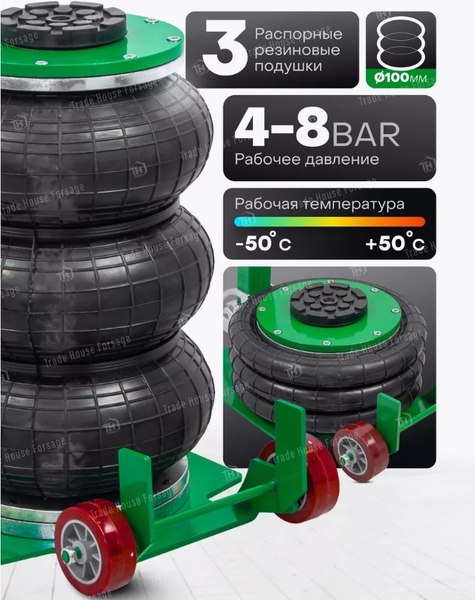 Подкатной домкрат RockForce RF-TRA1812