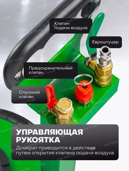 Подкатной домкрат RockForce RF-TRA1812