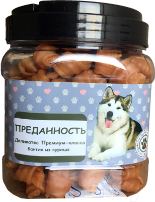 Лакомство для собак O'dog Преданность. Бантик из курицы - фото