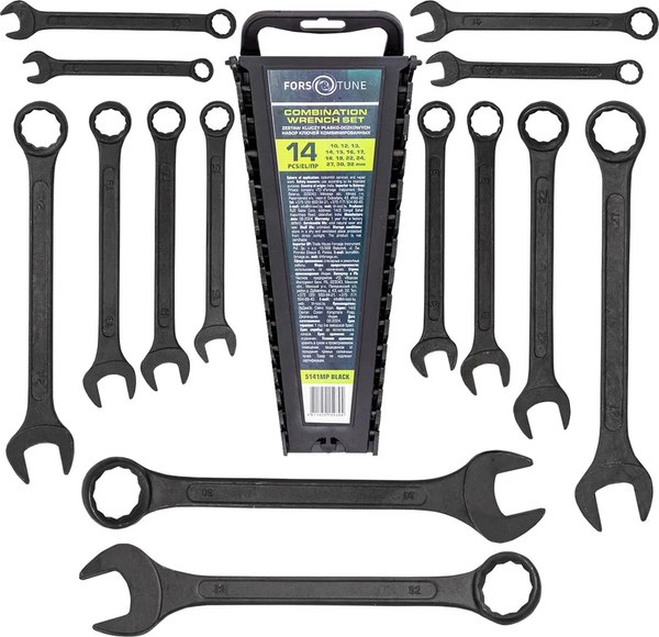 Набор ключей FORSandTUNE 5141MP Black - фото