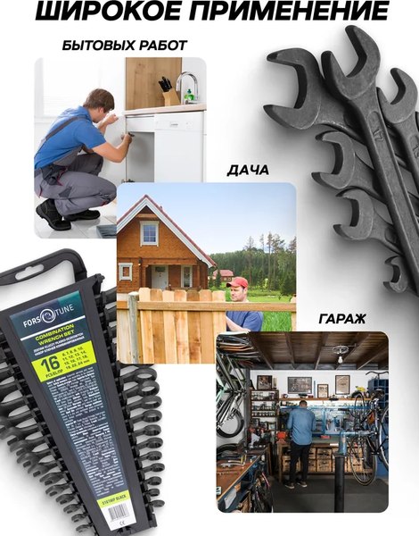 Набор ключей FORSandTUNE 5161MP Black