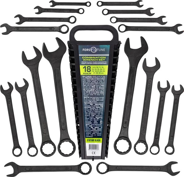 Набор ключей FORSandTUNE 5181MP Black - фото