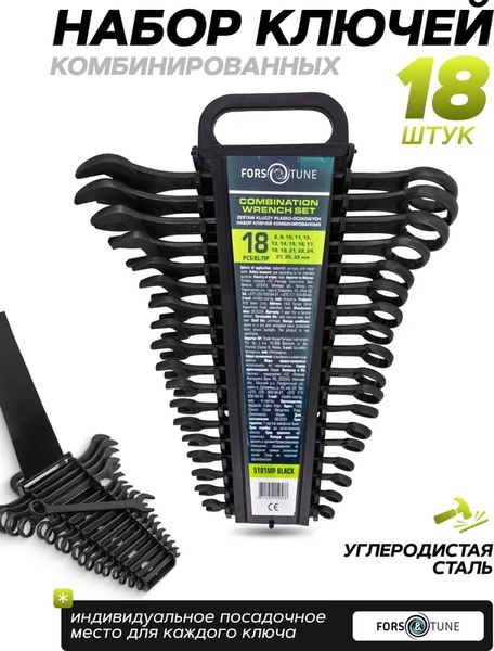 Набор ключей FORSandTUNE 5181MP Black