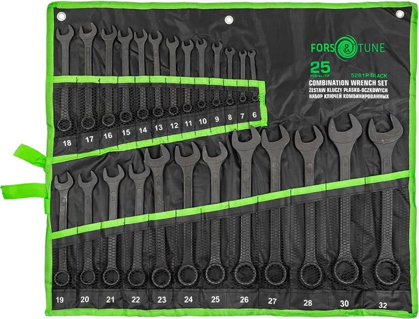 Набор ключей FORSandTUNE 5261P Black - фото