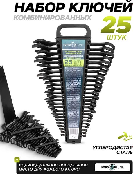 Набор ключей FORSandTUNE 5262MP Black