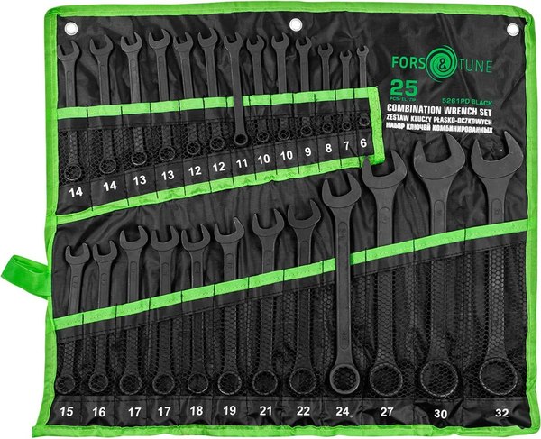 Набор ключей FORSandTUNE 5261PD Black - фото